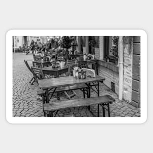 Alfresco dining Dutch style Sticker